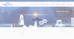 Desktop Screenshot of 100optics.com